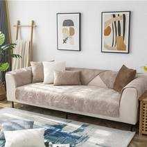 쿠션커버 증정 부드럽고 따뜻한 3인 쇼파패드 흙쇼파패드 쇼파천갈이 돌쇼파매트