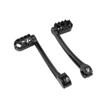 브레이크 암 키트 블랙 MX 페달 시프트 레버 쉬프터 페그 힐 발가락 할리 투어링 글라이드 일렉트라로드 트라이 2014-2022, Shift Levers