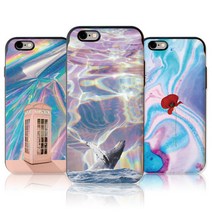 나홀로그램 미러 슬림팩 카드 범퍼 케이스(b) 거울 수납 휴대폰 케이스