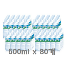 생수 삼다수 그린생수 2L 6개 12개 18개 24개 300ml 20개 40개 60개 80개 500ml 20개 40개 60개 80개 유라벨 무라벨 랜덤발송, 500ml  80개