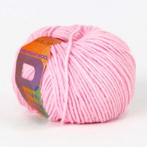 [앵콜스] 피카소울실 6ply (낱개) 뜨개실 털실, 41 딸기우유핑크 (30g)