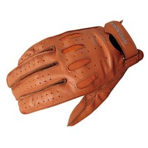 코미네 오토바이 가죽 장갑 여름 빈티지 클래식 스쿠터 글러브 GK161 BROWN, BROWN-L