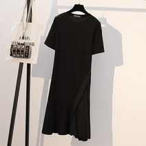 해외구매대행 여성 포인트 레이스 레이어드 원피스 XL-5XL