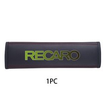 안전벨트 커버레카로 레이싱 소가죽 자동차 인테리어 안전 벨트 보호대 커버 1 개 어깨 액세서리, 07 Recaro 6
