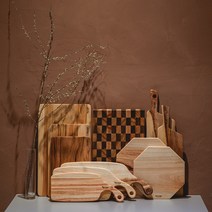 포레스트 호주 캄포 편백 앤드그레인 플레이팅 항균 위생 나무 원목 이유식 캠핑 도마, 캄포 핸들
