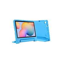 강화유리2장+후면쉴드 갤럭시탭S6 라이트 10.4 S펜수납 북커버 케이스 SM-P610 P610N P615 P615N Lite 케이스나라 삼성, 블루+강화유리2장+후면쉴드