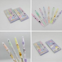 산리오 형광펜 시나모롤 학용품 지워지는 8색 세트 캐릭터 준비물 쿠로미 마이멜로디 폼폼푸린 포차코, 지워지는 형광펜 8개 세트