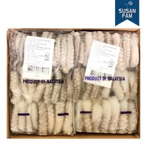 냉동 절단낙지 3kg M-L 박스 도매 업소용(손질 내장제거 세척), 2.7kg 박스 L 베트남