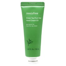 이니스프리 그린티퓨어 젤 핸드크림, 50ml, 1개