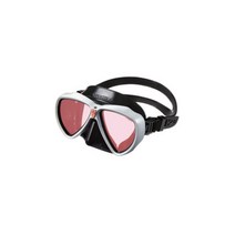 깨끗한 시야확보 걸 만티스 LV 420UV 프리다이빙 스킨스쿠버 마스크, MT글래스화이트