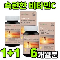 캐나다 속편한 중성화 버퍼드 중성 고함량 수용성 비타민티 비타민 C&D 비타민씨 아스코르빈산 ASCORBICACID 아스코르브산 바타민c VITAMIN C 비타민시 면역 항산화, 2박스(6개월분)