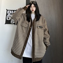 빈티지자켓 스윗 패치워크 코트 2023 봄가을 블러킹 체크무늬 트렌드 5135 P85 4993922316