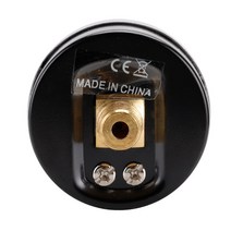 유압 프레스 압착기 자키 1/8inch NPT 나사 미니 압력 게이지 공기 압축기 테스터 0-60PSI 물, 한개옵션0