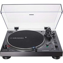 우드 턴테이블 audio-technica at-lp120xbt-usb-bk 무선 다이렉트 드라이브 블랙, 검은 색, 열광한