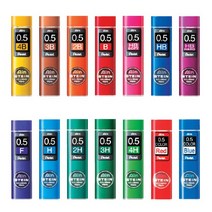 (Pentel) 펜텔 아인슈타인 샤프심 모음 Pentel AIN STAIN, 0.5MM, 2H