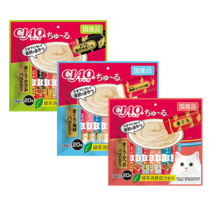 이나바 챠오츄르 버라이어티 20p 3종모음전, 참치&가다랑어