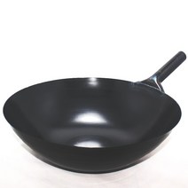 중화요리 철 북경팬 튀김팬 볶음팬, 쇠손잡이36cm