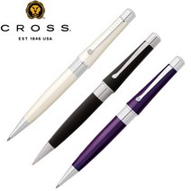 크로스 비버리 볼펜 AT0492-4, 블랙 크롬, 1개