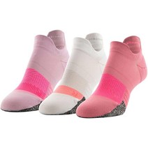 Under Armour 여성용 Breathe 노쇼 탭 양말 3쌍
