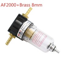 유수분리기 스텐판 수분분리기 여과기AF2000 1/4 소스 프로세서 구리 필터 공기 펌프 오일 및 물 분리기, 05 AF2000  Brass8mm