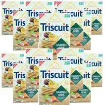 Triscuit 트리스킷 크래커 가든 허브 트리탑 240g 3개 1팩, 6팩