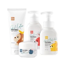 케이맘 베이비 처음 헤어 앤 바디워시 290ml + 보습 로션 225ml + 크림 50ml + 젤로션 160ml 스킨 케어 풀세트, 1세트