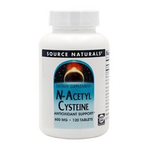 [Source Naturals] 소스 내추럴스 N-아세틸 시스테인 600 mg 120 타블렛, 1개, 120정