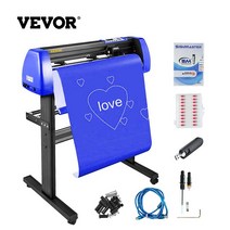 vevor 28quot (720mm) 비닐 커터 플로터 비닐 signmaster 절단 플로터 프린터 기계 가져 오기 작품 220v에 대 한 20 블레이드, 없음