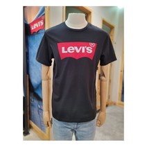 [리바이스] [W몰 ] 남여공용 LEVIS 배트윙 그래픽 반팔 티셔츠 블랙 17783-M-