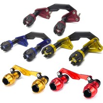 야마하 XMAX NMAX 혼다 FORZA 머플러 슬라이더, 일반형(블루)