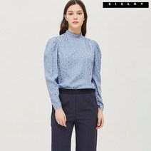 시슬리 볼륨소매 도트 블라우스 SAWS01111 LB