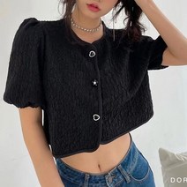 나라라오리 비쥬 블라우스 봄가디건 반팔 여름 자켓 데일리 정장 재킷