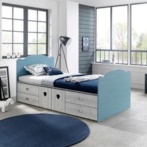 [우아미아이] [우아미가구]G9141 2단 SS 침대(매트포함) 5colors, 색상:워시