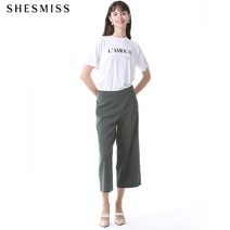 쉬즈미스 패플단독-쉬즈미스 솔리드 와이드 팬츠