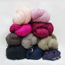 캐시울 캐시미어 울100% 고급실 뜨개실 부전모사, 없음, 100g, 9.연보라