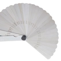 Feeler Gauge 0.02 ~ 1mm 두께 게이지 세트 측정 도구 9-32 pcs 블레이드 두께 갭 메트릭 필러 게이지 레이, 04 FGS-32