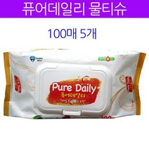 버블윅 퓨어데일리 물티슈, 100매 5팩