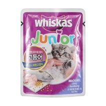 1살이하 아기고양이 주식 고등어 습식파우치 간식, 1개