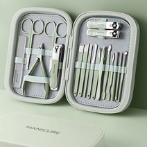 바른하나 고급형 인생손톱깎이 올케어 18종세트, 민트, 1세트
