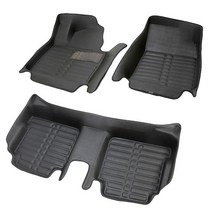 몬스터매트 5D매트 가죽코일카매트 [블랙], 기아 카니발 7인 (상담제작)