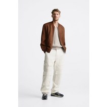 자라 ZARA 남성 페이크 스웨이드 봄버 재킷 - 카라멜238867