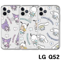 LG Q52 Q520 산리오 누구 투명 젤리케이스, 쿠팡 본상품선택, 쿠팡 본상품선택