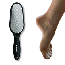 [양면강도조절] 볼라비 발 뒷꿈치 각질제거기 발바닥 각질제거 뒤꿈치 각질 스텐 풋파일, 1개, 1매입