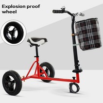 호버 카트 Hoverbike Hoverboard 6.510 Inch Hover Board Seat for Self Balance 스쿠터 앉아 부착물 Go Kart Seat Hold, [03] Foam wheel black