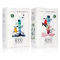 BOHO 먼지없는 환경친화 대나무 3겹 화장지 30롤 2개
