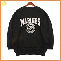 맨투맨 티 티셔츠 나염 남녀 공용 긴팔 추천 옷 의류 상의 룩 트렌드 스타일 의상 대학생 데이트 외출 패션 패셔니스타 디자인 룩북 유행 가을 겨울 나르두 마린 500159(M782)