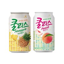 동원 쿨피스 복숭아맛350ml 12캔+파인애플맛350ml 12캔, 동원 쿨피스 350ml(복숭아12캔+파인애플12캔)