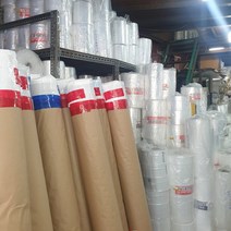 (두께0.03mm) pe롤비닐 폴리에틸렌 투명 마끼 이사 타겜 건축 공사용 통대형 비닐 (여러가지 사이즈), 폭13cmx길이457M