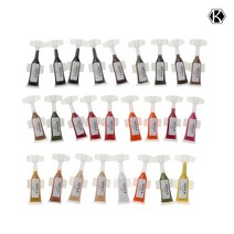 (1색상5개입) 세피아 반영구색소 1회용 0.6ml 무독성 자가검사획득 일회용색소 반영구재료, 에스프레소