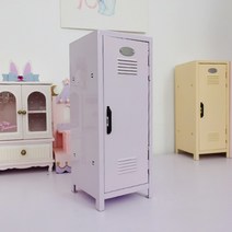 관물대 파스텔 소형캐비넷 철제보관함 옷장캐비넷 사무용캐비넷 철제캐비넷옷장 사무실캐비넷 미니사물함, 튤립퍼플(반점)